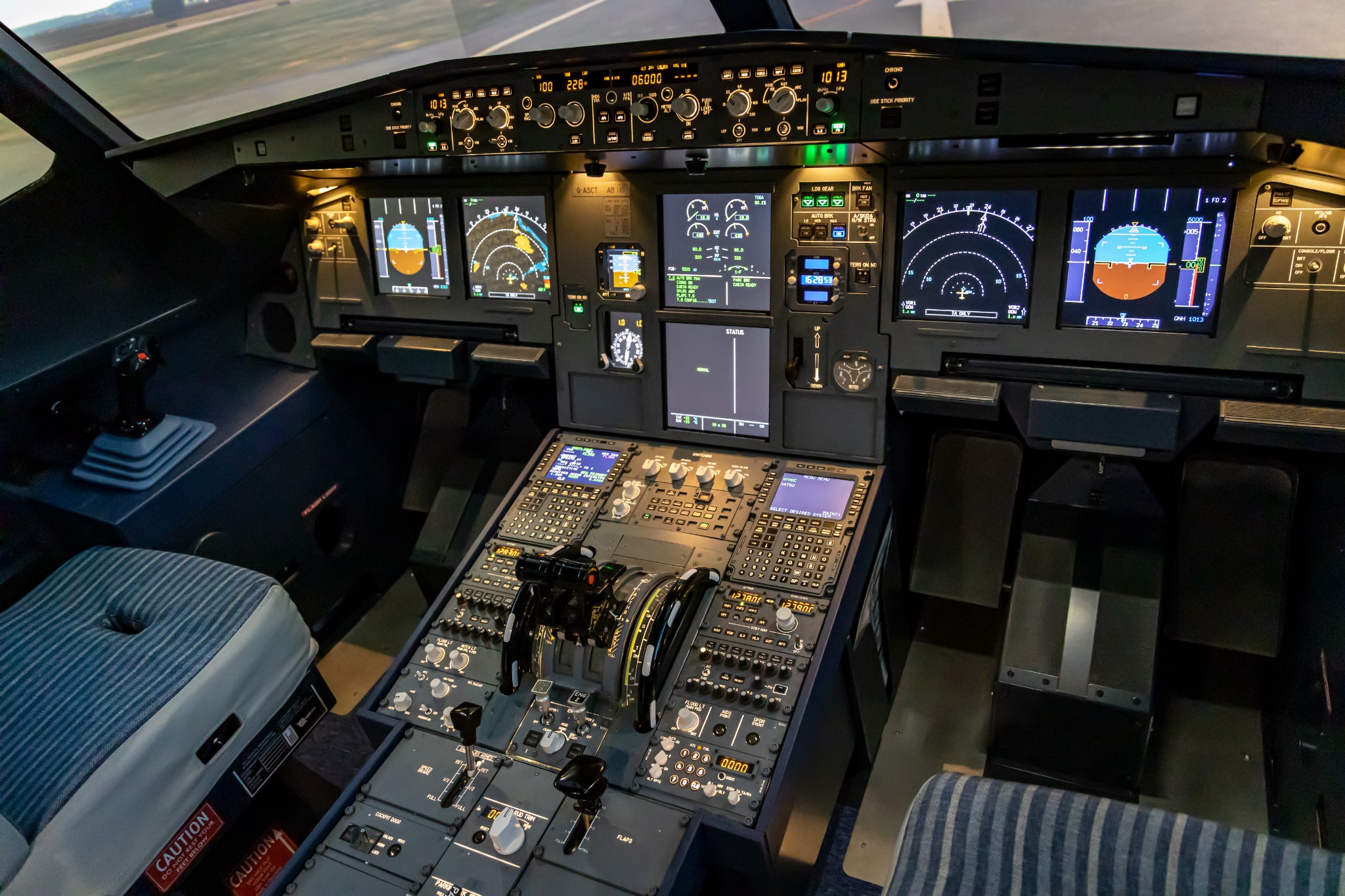 Engineering and avionics cockpit